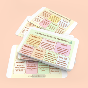 Scriptural Declaration Compilation Cards (Set of 7)<br>(Digital Product Only)