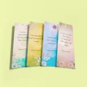12 Printable Scripture Bookmark(Digital Product Only)