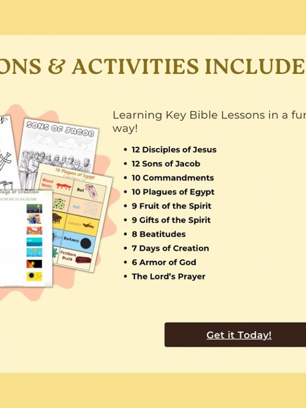 BIBLE LESSONS & ACTIVITIES BUNDLE<br>(Digital Product Only) - Image 11