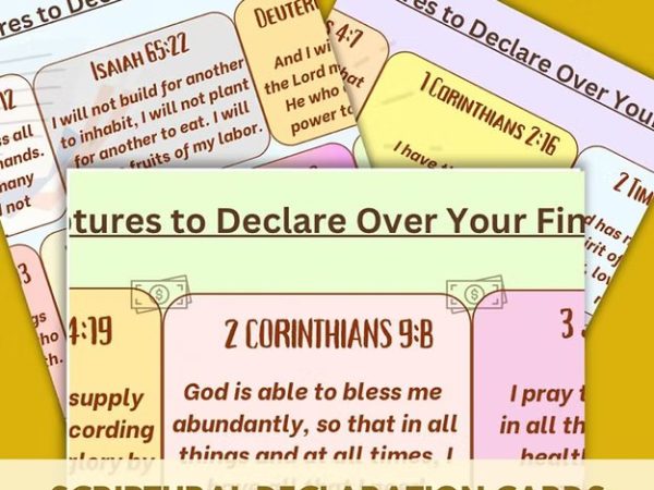 Scriptural Declaration Compilation Cards (Set of 7)<br>(Digital Product Only) - Image 4
