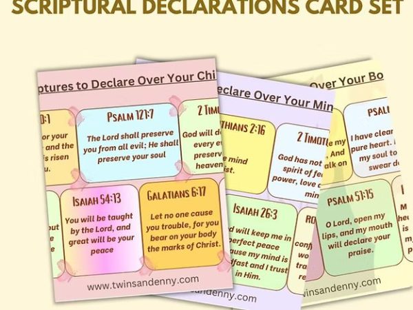 Scriptural Declaration Compilation Cards (Set of 7)<br>(Digital Product Only) - Image 5