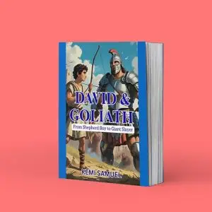 David and Goliath Bible story for kids printable lesson