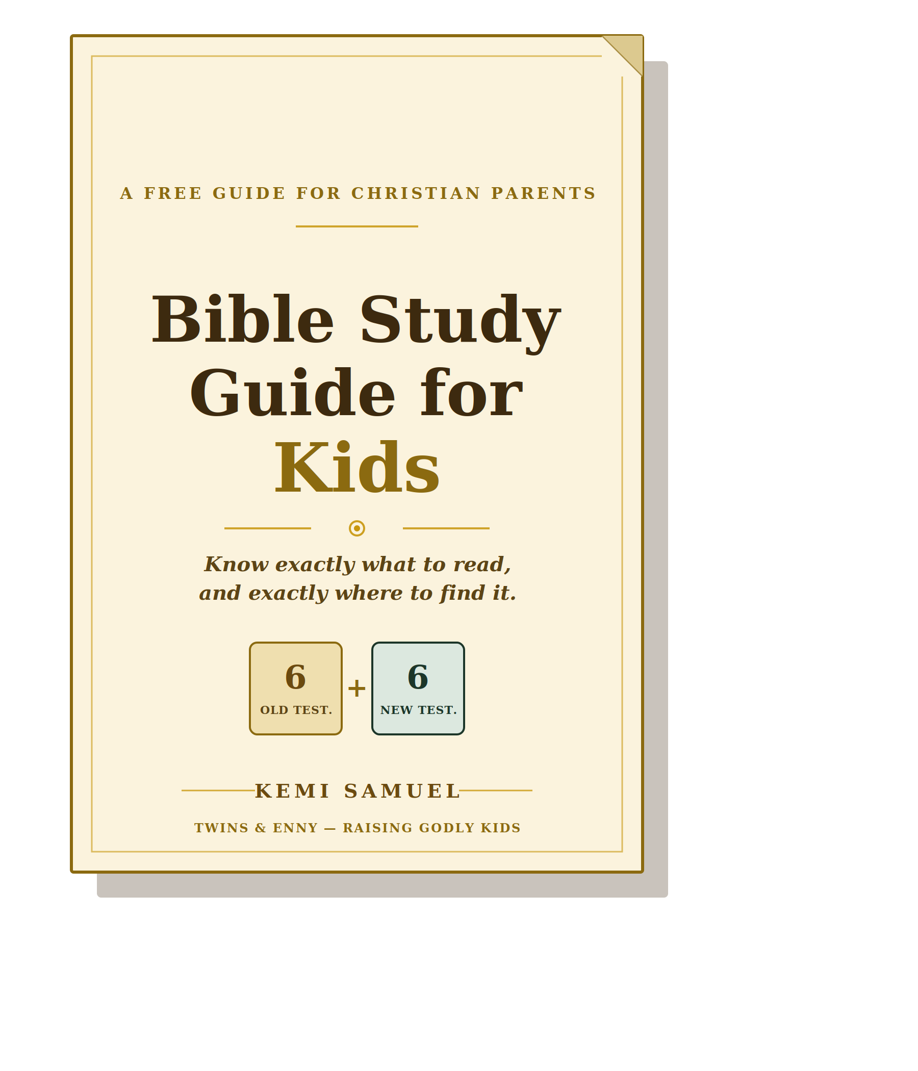 Bible Study Guide